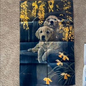 Tea towel, Irish Linen, Puppies